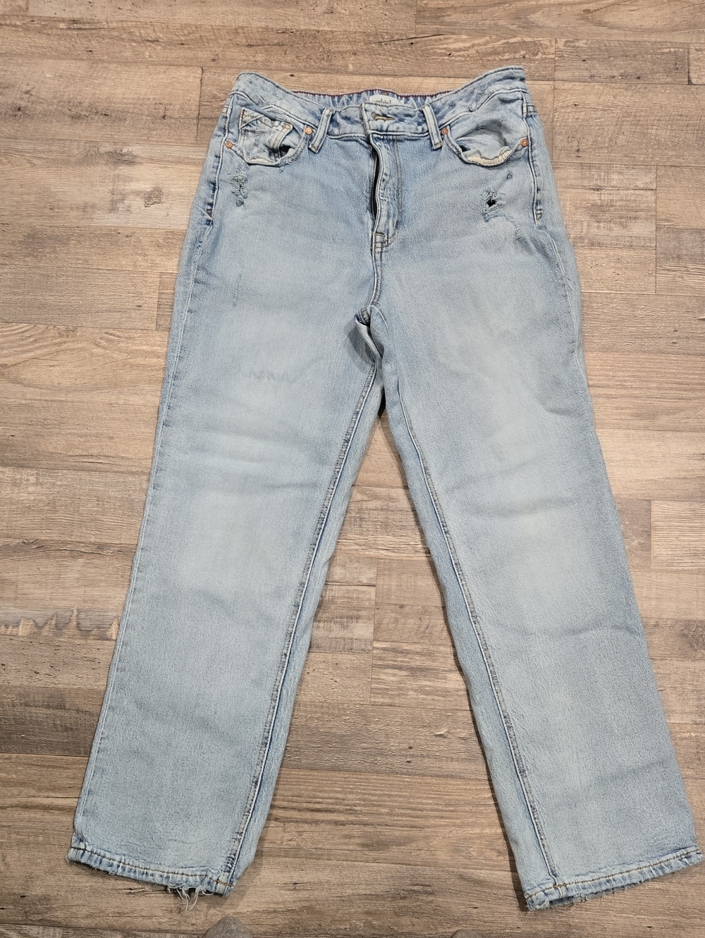 Light Blue Relaxed Boyfriend Jeans